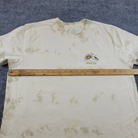 Katin See You Out There Tie Dye Short Sleeve Organic Cotton T Shirt Men's XL - Picture 5 of 8